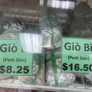 a display case with a variety of skin care products