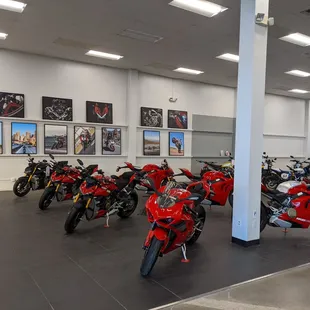 One of the largest selections of Ducati's in Northern California ON SITE! Come down and see the full range of Italian exotics.