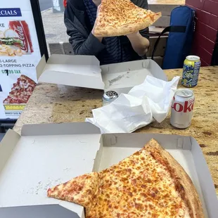 Actually slice won't fit in a box.  It's huge