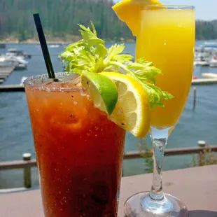 We have a full bar in our Bar&amp;Grill, with many types of alcohol, great bartenders and an amazing view! Come Join.