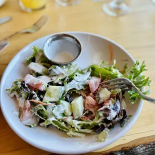 Side Salad with Ranch 4/5 Stars