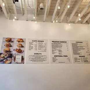 Simple yet good variety menu on the board very fair prices.