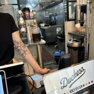 interior, sushi and sashimi