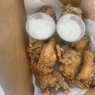 Lemon pepper wings