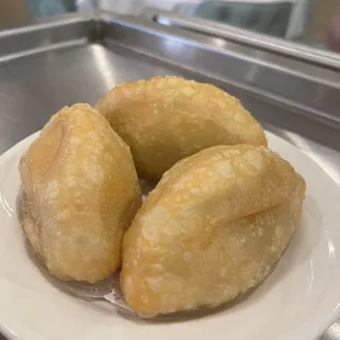 Fried pork with sticky rice