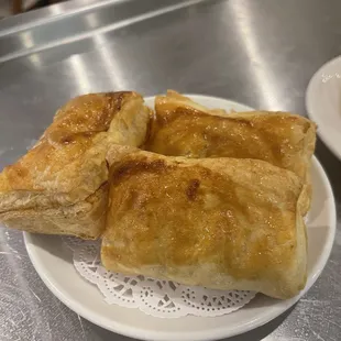 Roasted pork pantry puffs