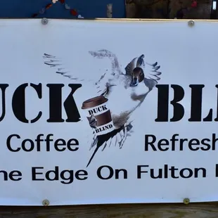 The Duck Blind Coffee Shop is located at 214 North Fulton Beach Rd. right on the harbor!