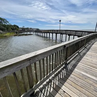 a view of a dock