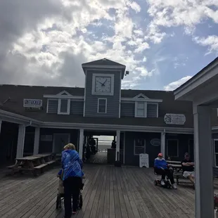 Businesses along the boardwalk