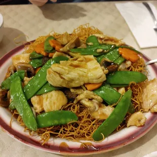 Chicken fried noodles