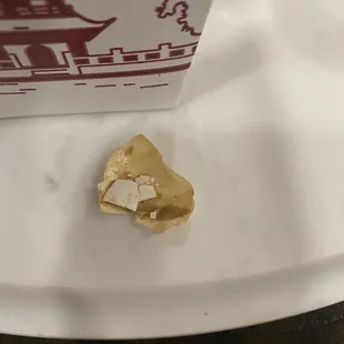 Egg shell in lo mein