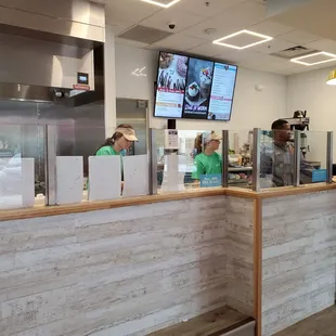 Counter area
