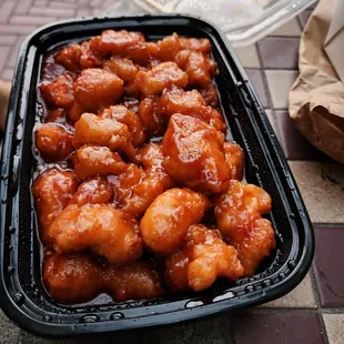 The sauce was a tad bit too overwhelming.