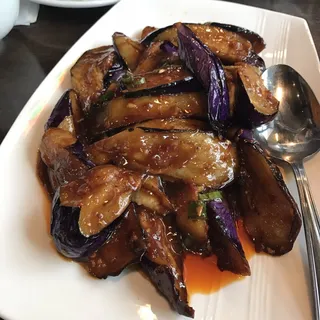 Eggplant with Hot Garlic Sauce