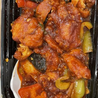 Fish Fillet with Spicy Garlic Sauce