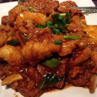 Fish Fillets, Tofu and Konnyaku Stew
