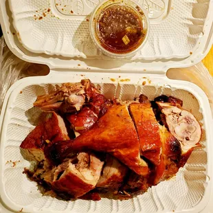 Half serving of Roast Duck ($20.94 w/tax).