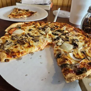 pizza, food