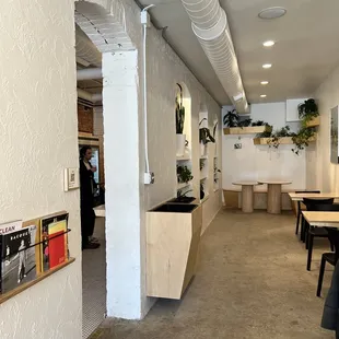 View from the middle of the seating area