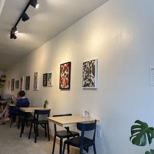 Partial seating area