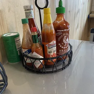 Table side accoutrements