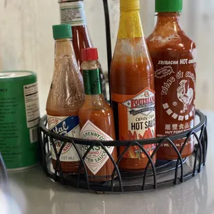 Full hot sauce options !