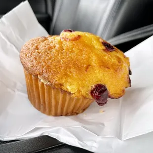 Cranberry Orange Muffin - good choice, flavorful, moist, and HUGE. Recommend! (Second choice after Strawberry Rhubarb!)