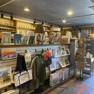 Inside book store