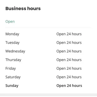 Their Yelp hours (not true!)
