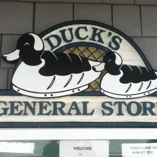 Duck sign