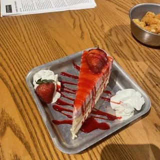 Double Decker Strawberry Shortcake Cheesecake