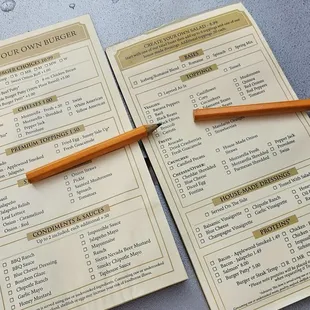 Build Your Own Salads and Burgers