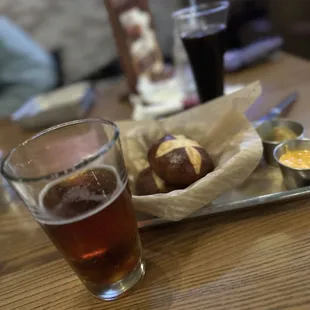 Pretzel Bread and Todo El Tiempo Lager