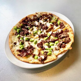 Mongolian Beef Pizza