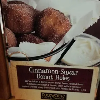 Cinnamon-Sugar Donut Holes