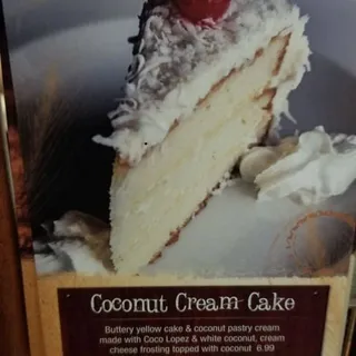 Coconut Cream Cake