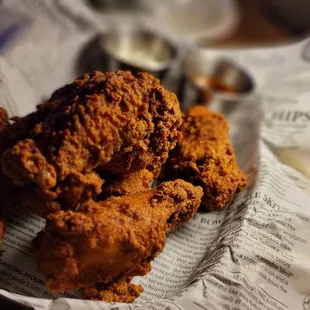 Deliciously breaded wings