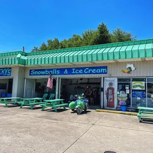 the front of the store