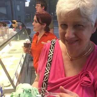 When you ask for two scoops but get seven!