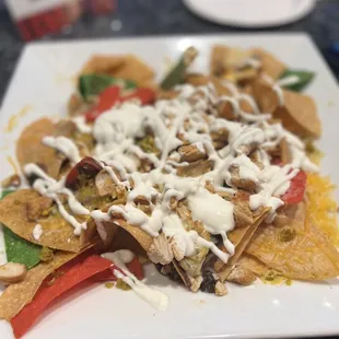 Chicken nachos