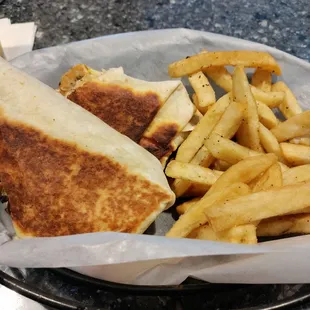 Southwest chicken wrap