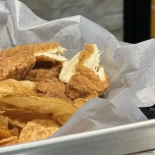 Fake Foam Processed Chicken...it was actually fluffy!