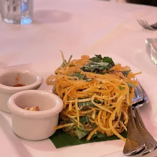 Green Papaya Salad (we got the shrimp on the side)