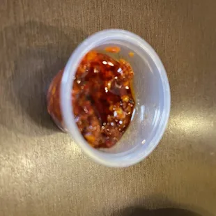 Chili oil