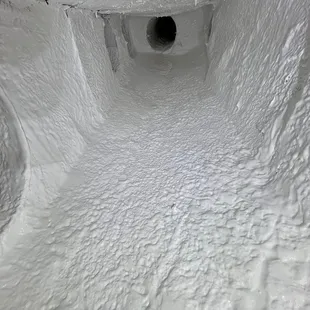 Final seal and coating the plenum.