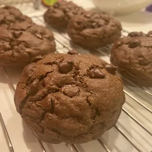 Double chocolate cookies