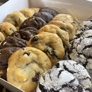 Assorted drop cookies