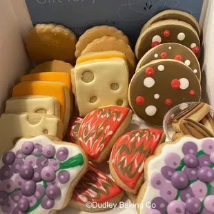 Sugar cookie charcuterie