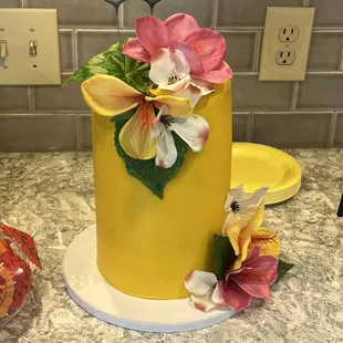 Vanilla Berry Double Barrel Cake