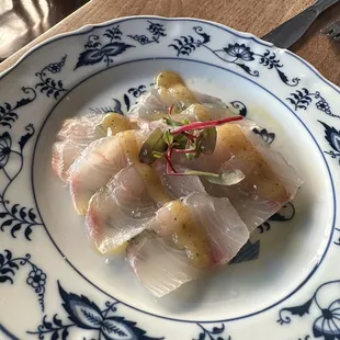 Kiwi Kanpachi Crudo